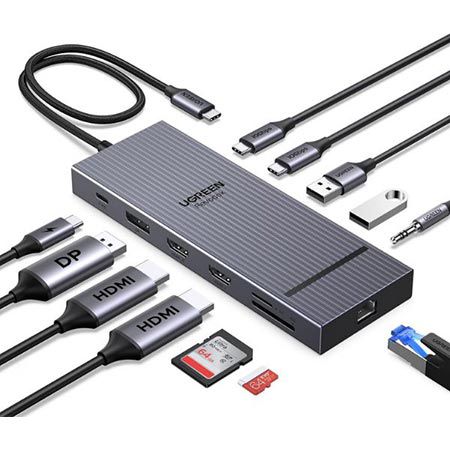 🖥️ UGREEN 12-in-1 Revodok Pro Triple Display Dock für 59,99€ (statt 80€)