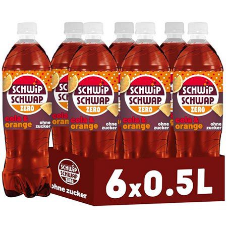 🥤 6 x 0,5L SchwippSchwapp ohne Zucker ab 5,29€ (statt 7€)