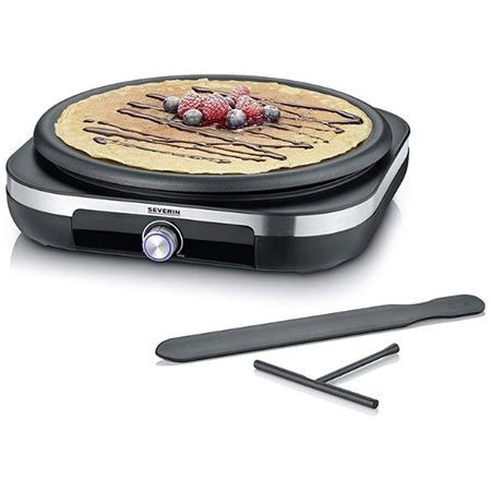 🧇 Severin CM 2199 Crêpes Maker mit abnehmbarer XXL Grillplatte für 41,46€ (statt 50€)