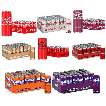 ☀️🥤 Der Sommer kommt! 24er Packs Coca Cola oder Fanta ab 15€ – Günstiger als im Supermarkt!