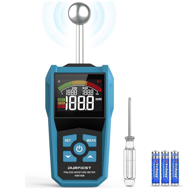DURFICST Feuchtigkeitsmesser mit Farb-LCD für 39,99€ (statt 70€)