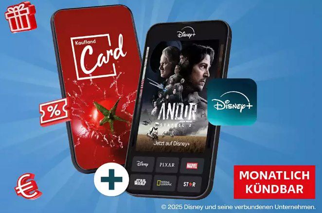 🎞️ Kaufland Card: Bis zu 2 Monate Disney+ Gratis für Treuepunkte
