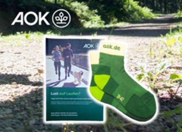 AOK Bayern: Sport / Funktionssocken gratis erhalten