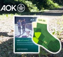 AOK Bayern: Sport-/ Funktionssocken gratis erhalten