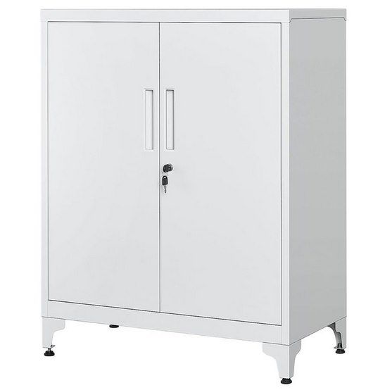 SONGMICS Mehrzweckschrank aus Stahl mit 2 Türen für 66,99€ (statt 76€)