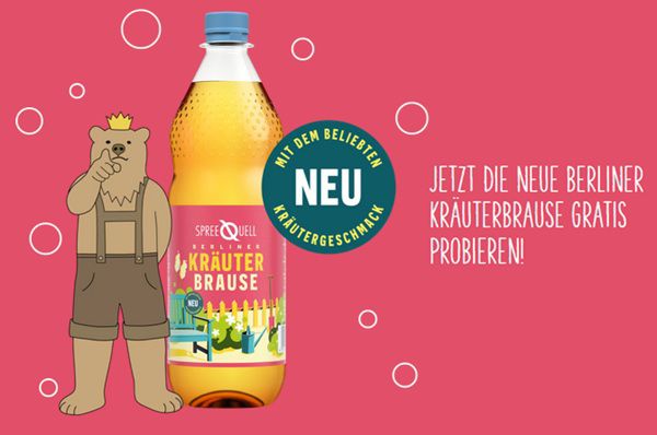 🍹 Lokal: Berliner Kräuterbrause von Spreequell gratis ausprobieren