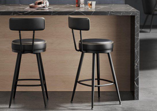🪑 VASAGLE EKHO Barhocker 2er Set aus Kunstleder für 75,99€ (statt 110€)