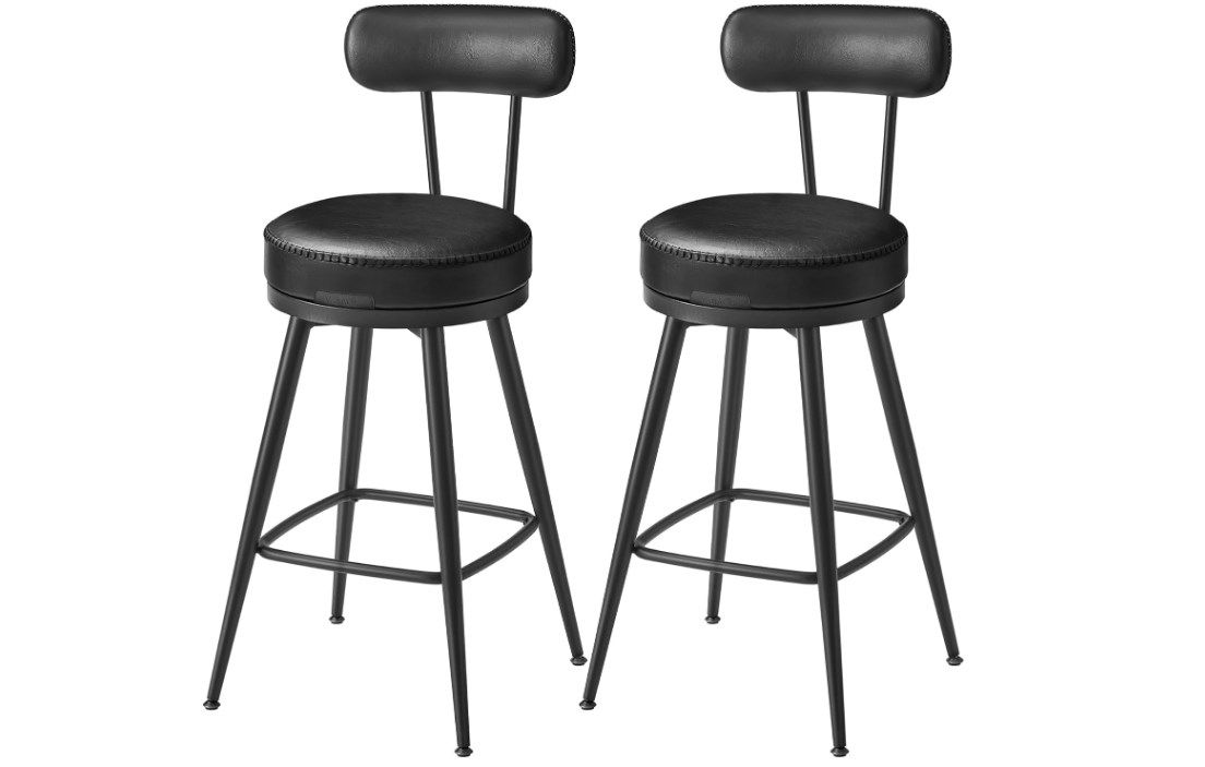 🪑 VASAGLE EKHO Barhocker 2er Set aus Kunstleder für 75,99€ (statt 110€)