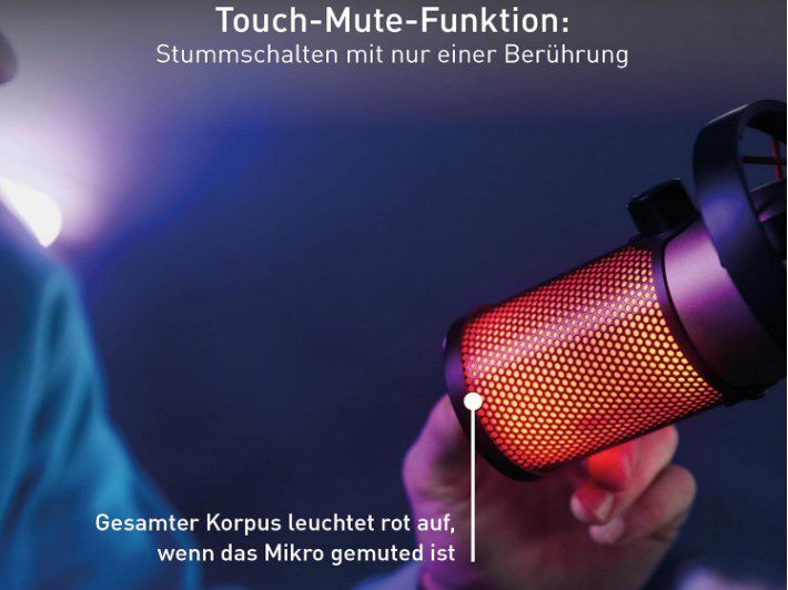 🎤 CHERRY UM 9.0 PRO USB Mikrofon mit RGB für 29,99€ (statt 60€)