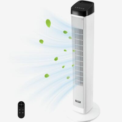 VEVOR 60W Turmventilator mit Timer und Fernbedienung für 36€ (statt 61€)