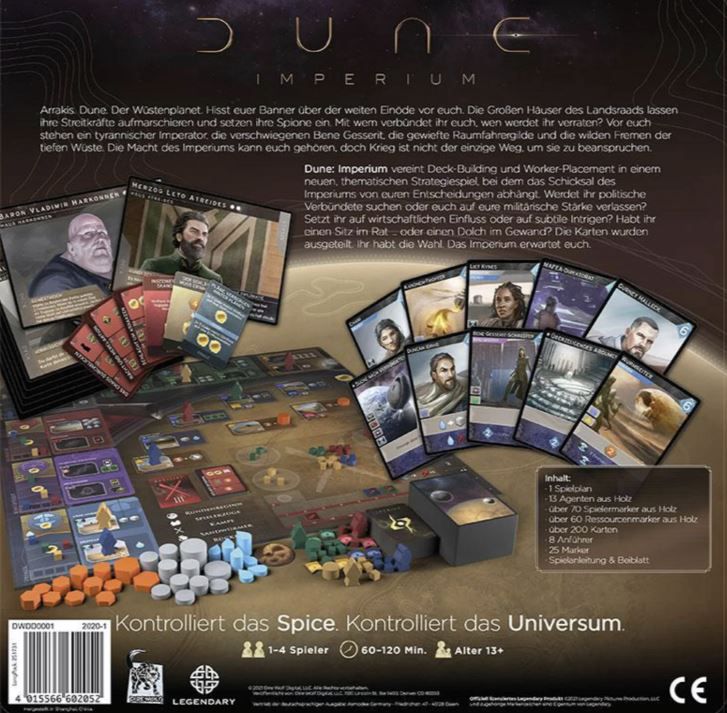 Asmodee DE Dune: Imperium, Kennerspiel, Strategiespiel für 36,97€ (statt 46€)