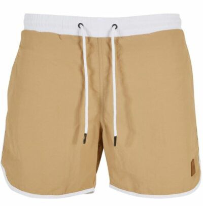 Urban Classics Retro Swimshorts in Beige ab 8,79€ (statt 17€)