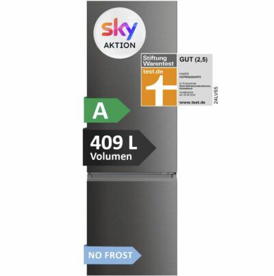 🥶Haier Kühl Gefrierkombination XL 5 Pro 409 Liter 755€ (statt 899€) +1 Jahr Sky (Wert 300€)