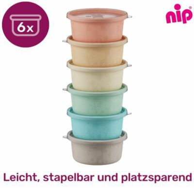6er Pack nip – Snackbox mit je 300ml für 5,99€ (statt 9€)
