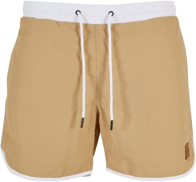 Urban Classics Retro Swimshorts in Beige ab 8,79€ (statt 17€)