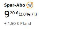 6 x 0,75 Liter granini Selection Schwarze Johannisbeere ab 9€ (statt 16€)