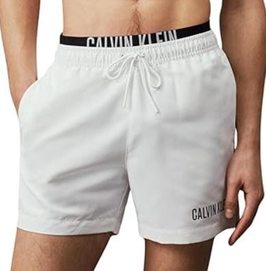 Calvin Klein Herren Badeshorts Medium Double Mittellang für 31,95€ (statt 45€)