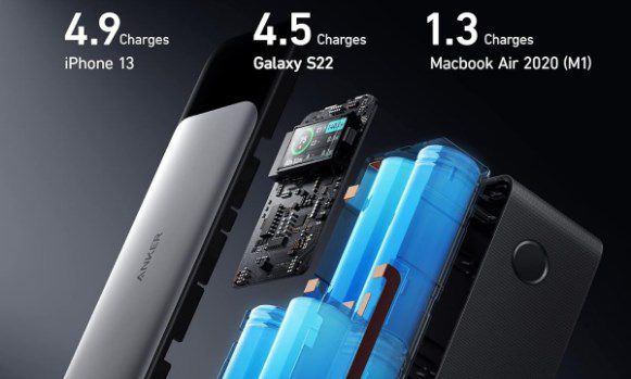 Anker 737 Powerbank + 765 USB C auf USB C Ladekabel Ladeset für 90,98€ (statt 110€)
