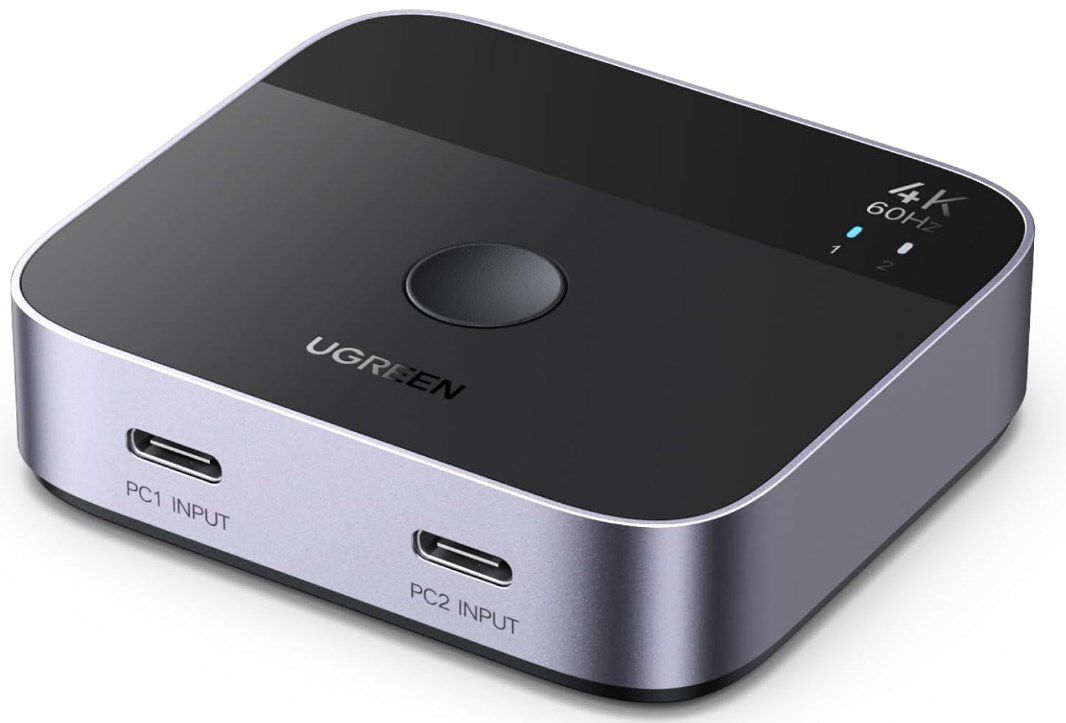 UGREEN Switch 2 USB C In 1 HDMI Out 4K 60Hz für 18,69€ (statt 22€)