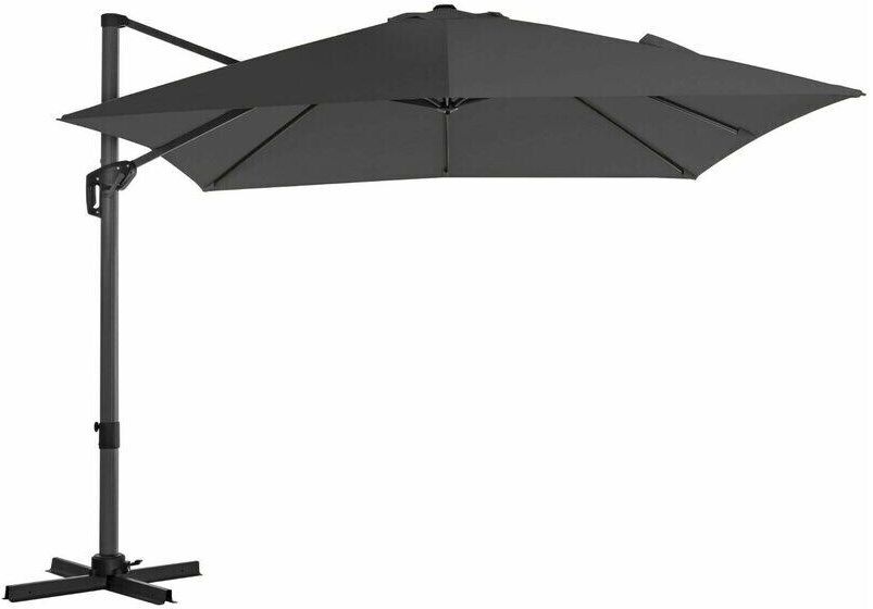 SONGMICS Sonnenschirm Ampelschirm grau für 165,99€ (statt 209€)