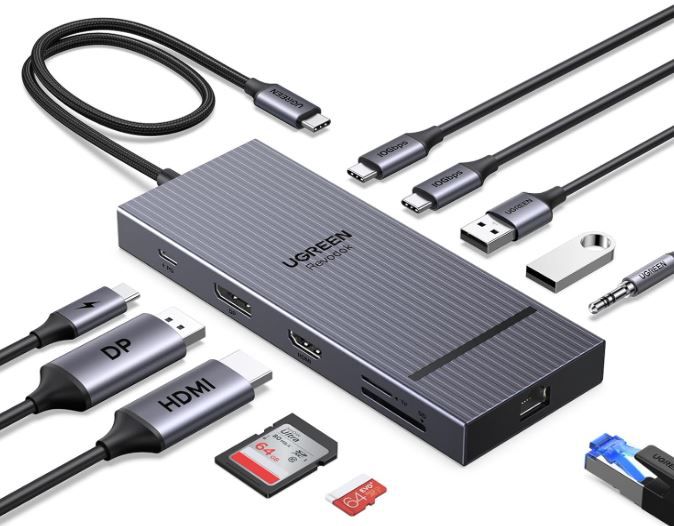 UGREEN Revodok Pro Docking Station   4K@120Hz, 10Gbps für 49,99€ (statt 70€)