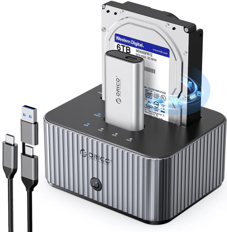 ORICO IT28E C Docking Station mit Offline Klonen & 10Gbps für 47,99€ (statt 80€)