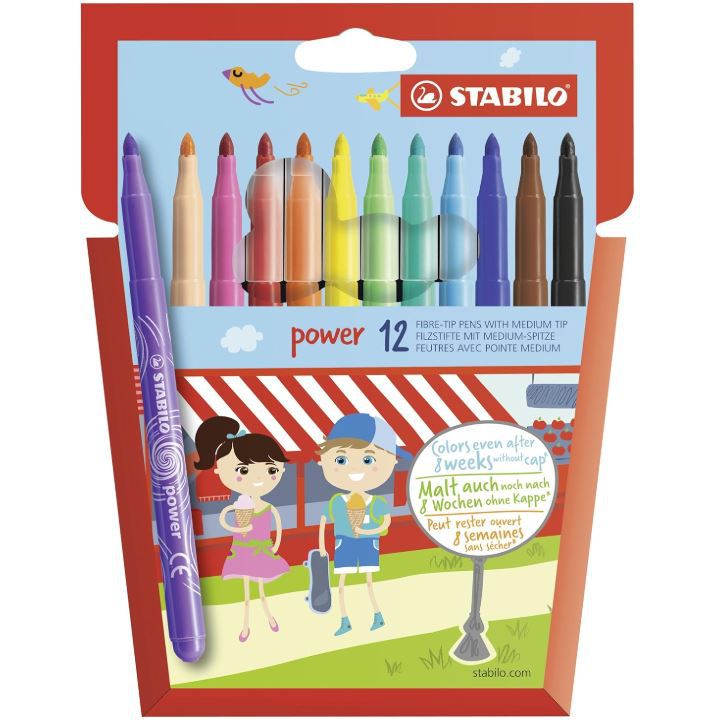 STABILO Filzstift power 12er Pack ab 3,74€ (statt 7€)