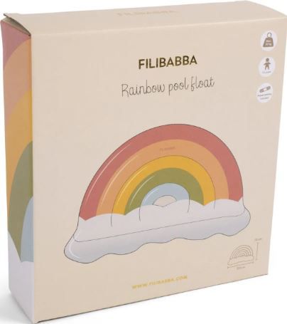 🌈Filibabba Luftmatratze Bunter Regenbogen für Kinder für 18€ (statt 29€)
