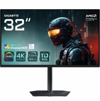 Gigabyte MO32U OLED 32 Zoll UHD Gaming Monitor, 0,03ms, 165 Hz für 621,84€ (statt 736€)