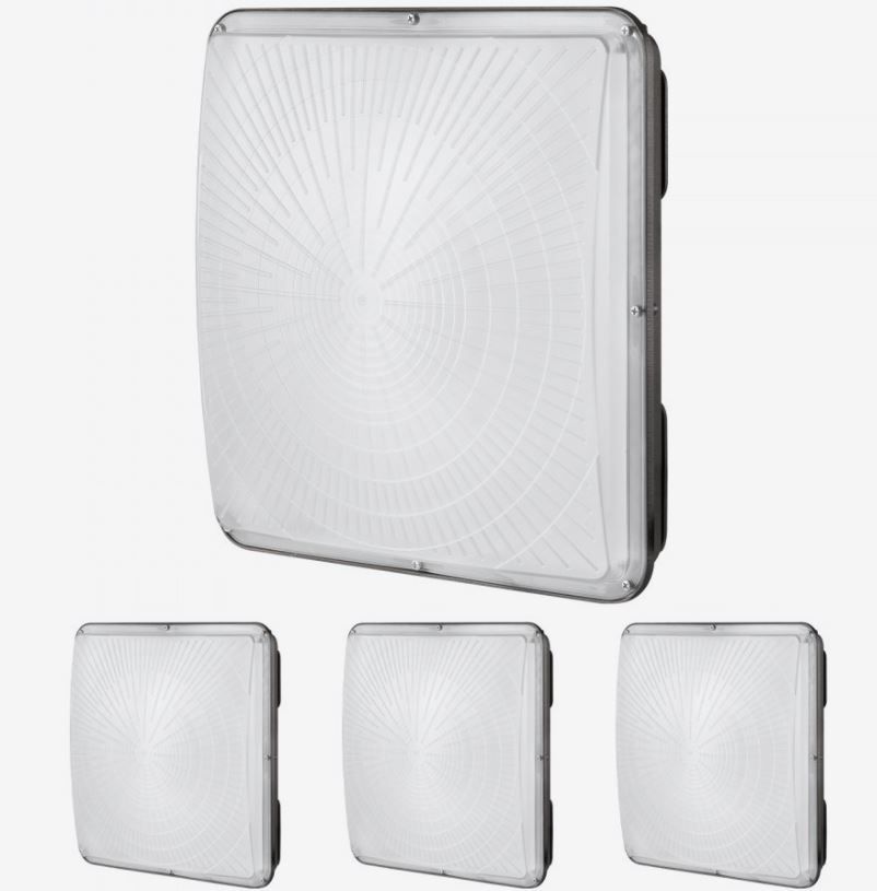 4er Set VEVOR LED Deckenlampen mit 150W, 16500lm & 5000K für 94,99€ (statt 213€)