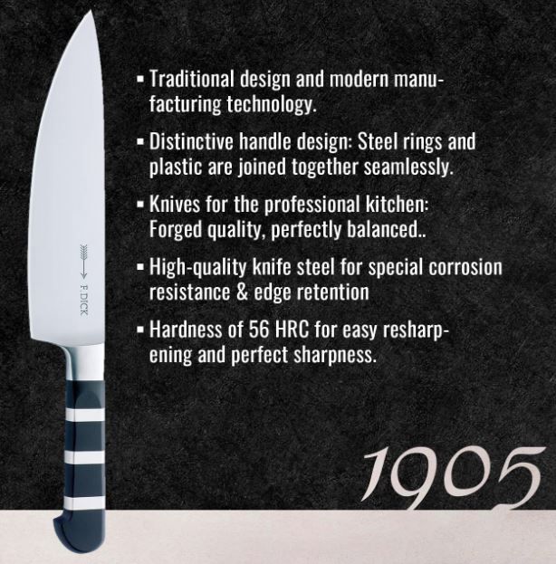 Friedr.Dick 1905 Kochmesser mit 21cm für 46,26€ (statt 73€)