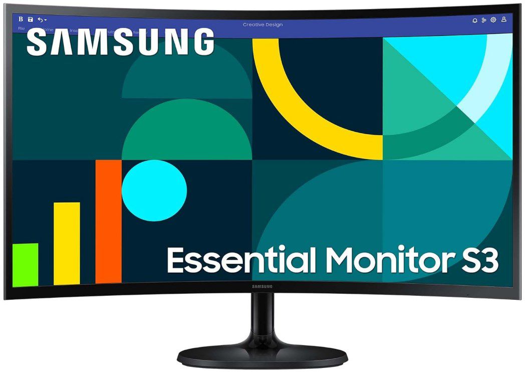 27 Samsung S36GD Essential Curved Monitor 100Hz/4ms für 85,90€ (statt 109€)