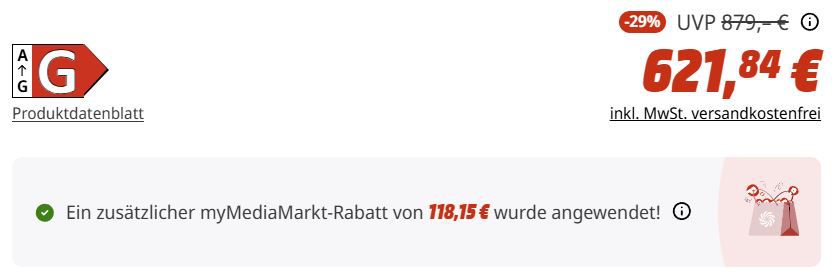 Gigabyte MO32U OLED 32 Zoll UHD Gaming Monitor, 0,03ms, 165 Hz für 621,84€ (statt 736€)
