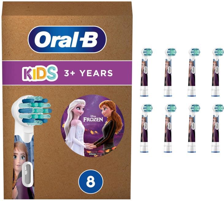 8er Pack Oral B Kids Frozen Aufsteckbürsten ab 14,92€ (statt 22€)
