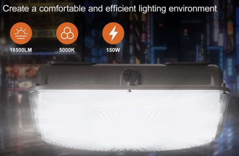 4er Set VEVOR LED Deckenlampen mit 150W, 16500lm & 5000K für 94,99€ (statt 213€)