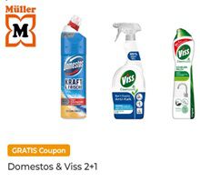 Couponplatz: 2x Viss und/-oder Domestos-Produkte kaufen und 1x Viss Scheuermilch gratis dazu