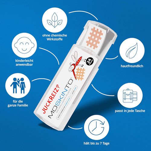 🦟 Moskinto 24 Mückenpflaster für 5,45€ (statt 6€)