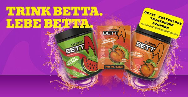 🍹 Gratis Trinkprobe von Drink Betta