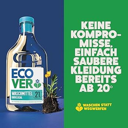 Wieder da!👕dm: Ecover Waschmittel o. Weichspüler gratis ausprobieren