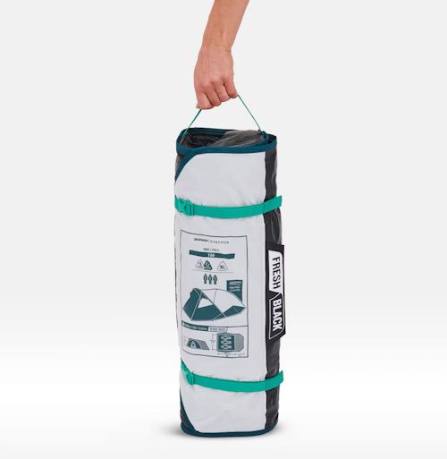 🏕️ QUECHUA Campingzelt Fresh & Black   MH100 XL für 3 Personen ab 104,99€ (statt 133€)