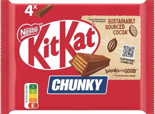 🍫 20 x 4er Pack Nestlé KitKat Chunky für 34€ (statt 56€)