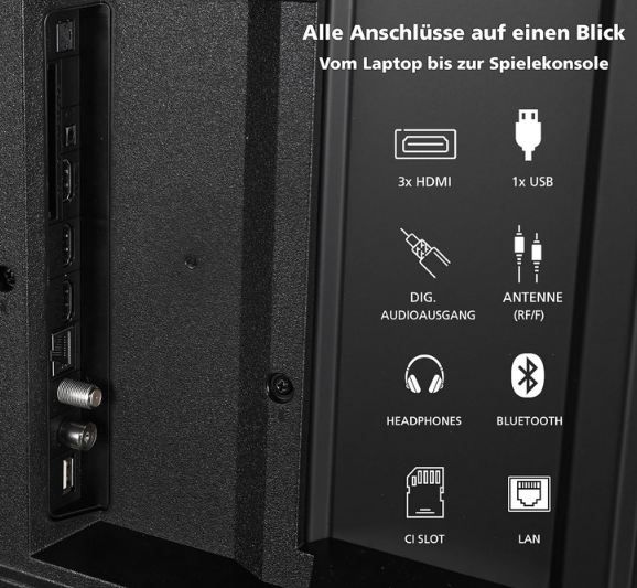📺 JVC LT 50VUQ3455 50 QLED 4K TV mit Dolby Vision/Atmos für 299,99€ (statt 340€)