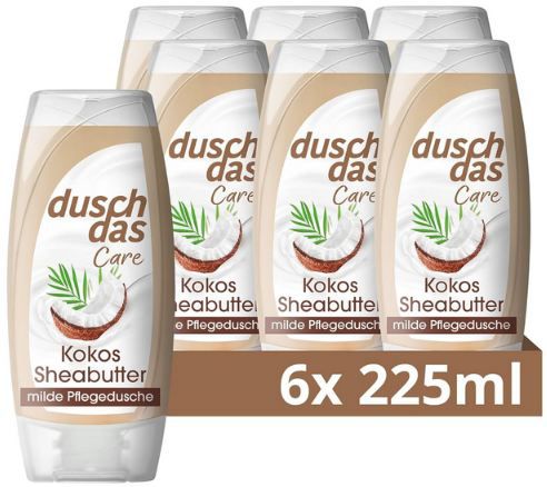 🚿 6er Pack Duschdas Care Kokos & Sheabutter Duschgel ab 5,82€ (statt 11€)