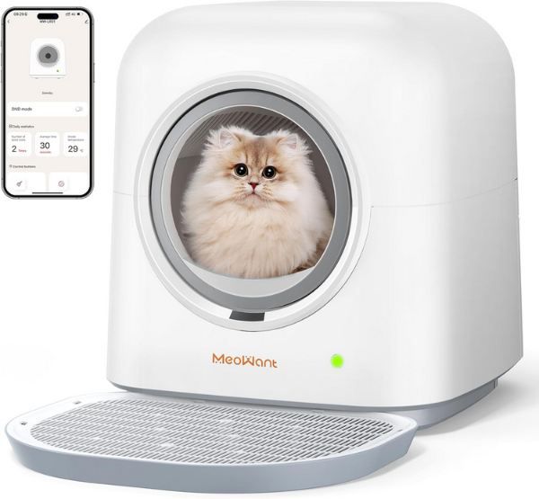 🐈 MeoWant Selbstreinigende Katzentoilette mit App für 198,79€ (statt 280€)