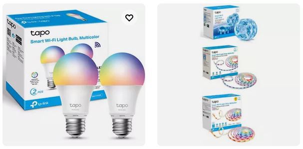 💡 eBay: 50% Rabatt auf TP Link Tapo Leuchtmittel ab 20€   Spots, Strips & Birnen