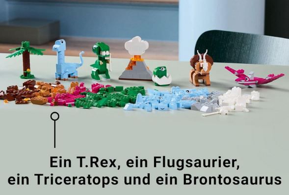 LEGO 11041 Classic Kreative Dinosaurier Bauset für 21,99€ (statt 26€)