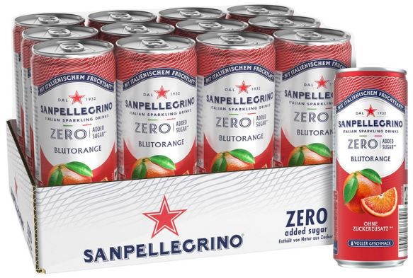 🥤 12er Pack San Pellegrino Blutorange Zero ab 11,53€ (statt 15€)