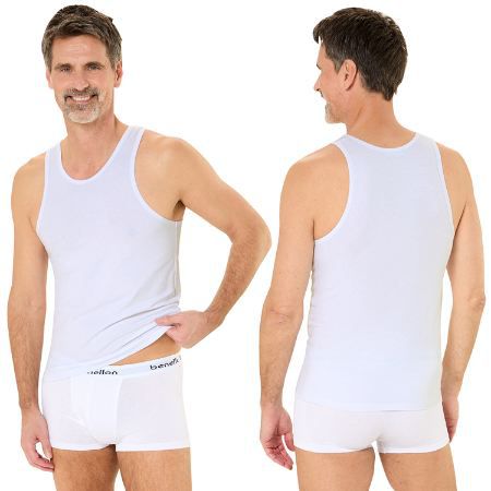 🎽 3er Pack Benetton Trägershirts in 3 Farben für je 34,99€ (statt 50€)