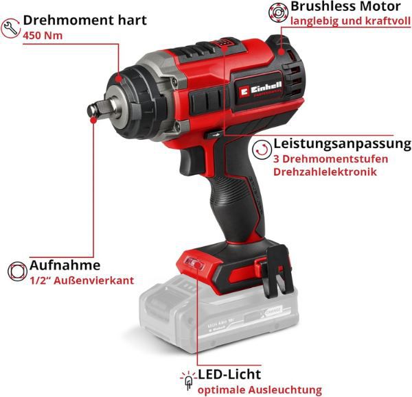 🧰 Einhell Professional Impaxxo Akku Schlagschrauber Set für 176,95€ (statt 208€)