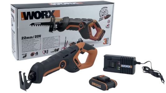 🪚 WORX WX508 Säbelsäge 20V inkl. Akku + Ladegerät für 59,99€ (statt 80€)
